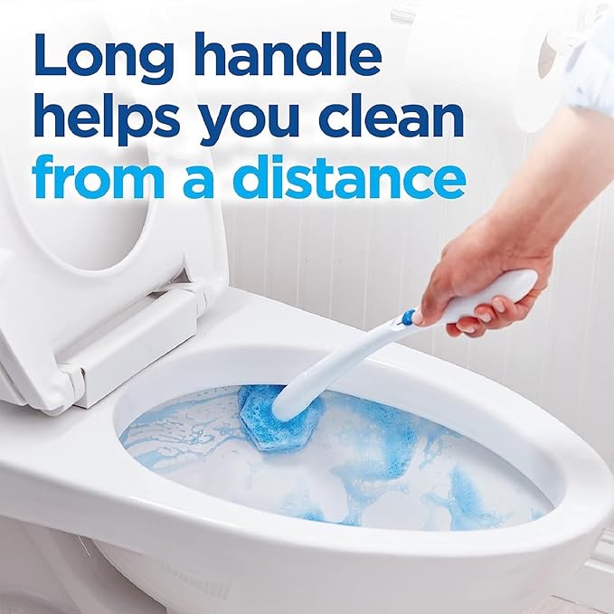 Clorox ToiletWand Toilet Cleaning Refills, Spring Cleaning Essential, Disinfecting Scrubbing Pads, Rainforest Rush, 30 Count