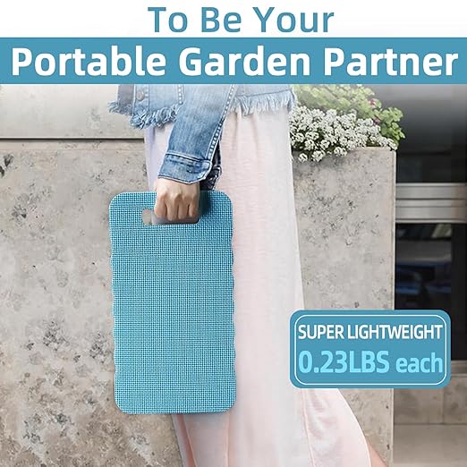 Garden Kneeling Pad 3pcs, Extra Wider 8.66", Kneeling Mat Waterproof with Bright Color Tone, Knee Pads for Gardening, Yoga, House Clean, Repair Work