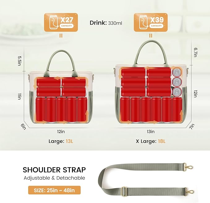 LOVEVOOK Insulated Lunch Bag Women,Wide Opening Adult Lunch Box Women with Cup Holder,X Large Leakproof Cooler Bag for Work Picnic Beach Family College Mom,Lunch Teacher Breast Pump Diaper Tote Bag