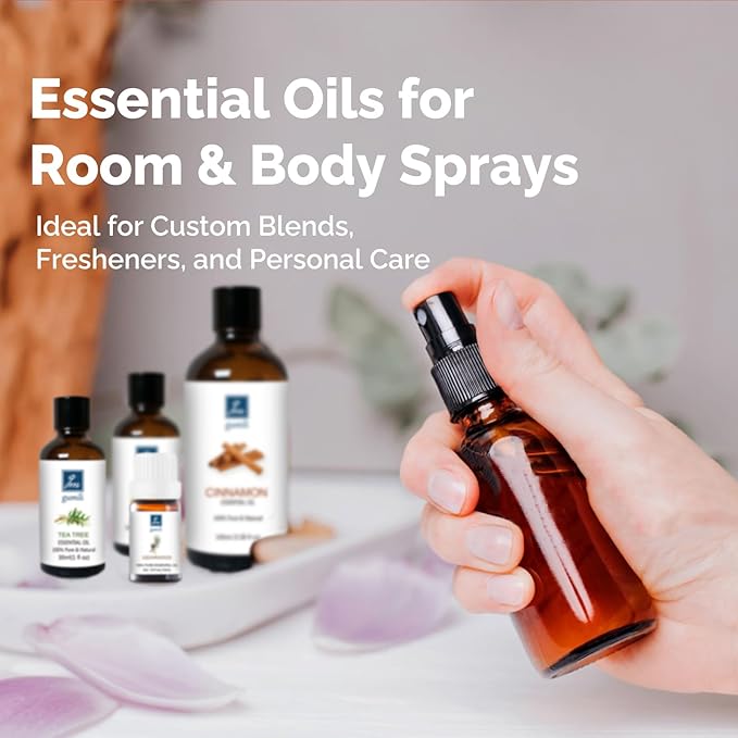 Rosemary Essential Oil - Pure Organic Rosemary Oil for Hair Growth, Skin, Massage, DIY Candles & Soap - 10mL