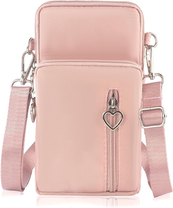 JANKS Small Crossbody Bag for Women - Mini Phone Purses with Crossbody Strap and Wallet - Nylon Arm Bag