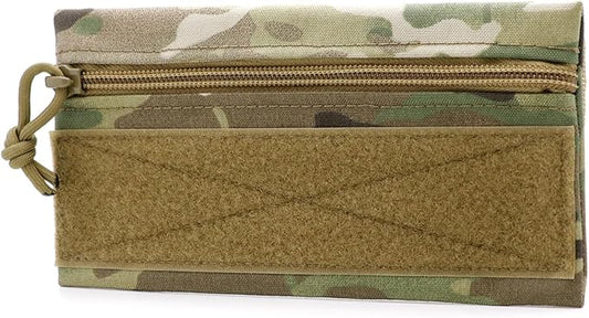 Qavctw Tactical Admin Pouch Bag with Hook and Loop Tool Storage Bag Snack Pouch Candy Bag Hanging Pouches Backpack Accessory Pouch