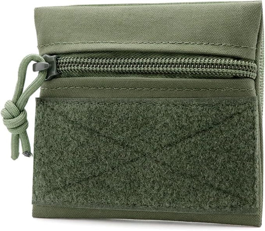 Qavctw Tactical Admin Pouch Bag with Hook and Loop Tool Storage Bag Snack Pouch Candy Bag Hanging Pouches Backpack Accessory Pouch