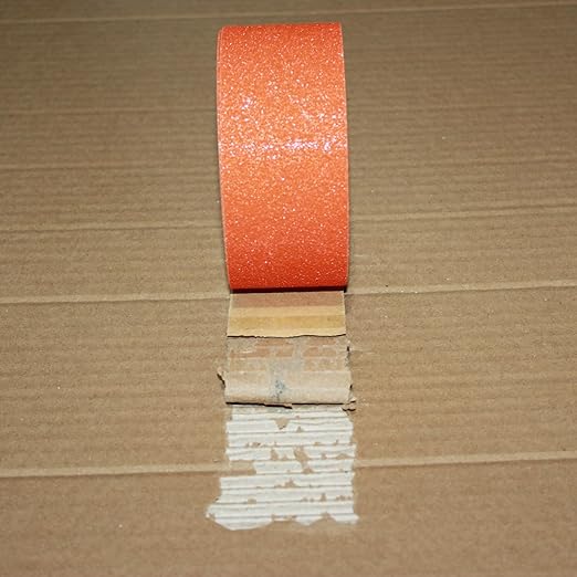 Anti Slip Tape 2 Inch Wide, Waterproof Grip Adhesive Tape, Heavy Duty High Traction Friction for Indoor/Outdoor Steps (33 Ft/Orange).
