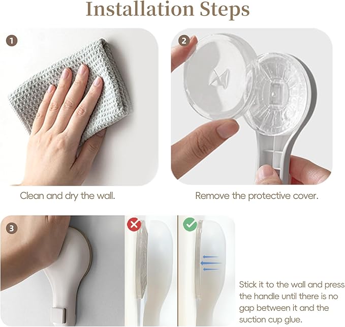 Double Soap Holder, Strong Hold Suction Cup Soap Dish, No Drill Double Layer Tray for Sponge and Bath Essentials, Wall Mount Organizer for Bathroom & Kitchen Sink, White