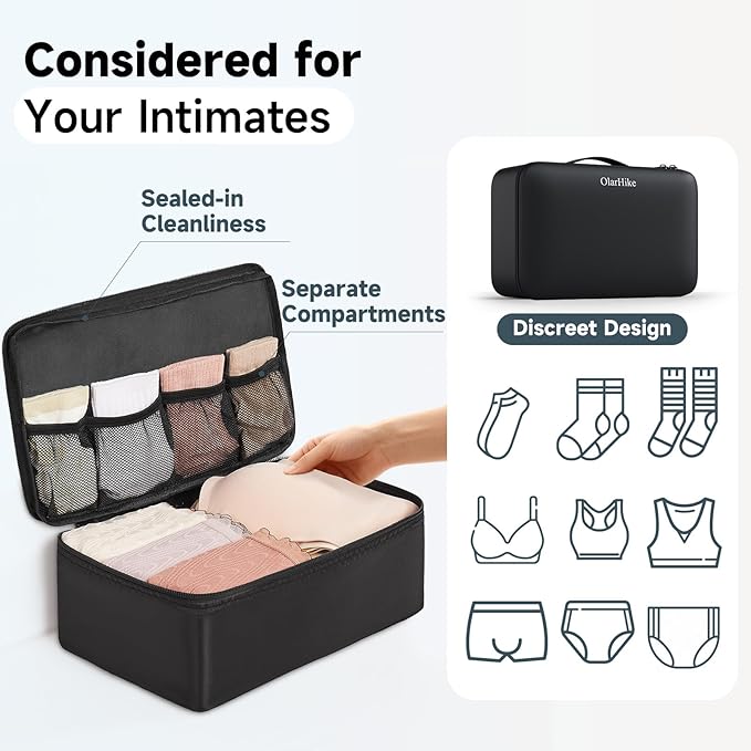 9 Set Packing Cubes for Travel, Gifts for Women Mom, Anti-Tearing Suitcase Organizer, OlarHike Vacation Essentials & Accessories for Cruise Ship