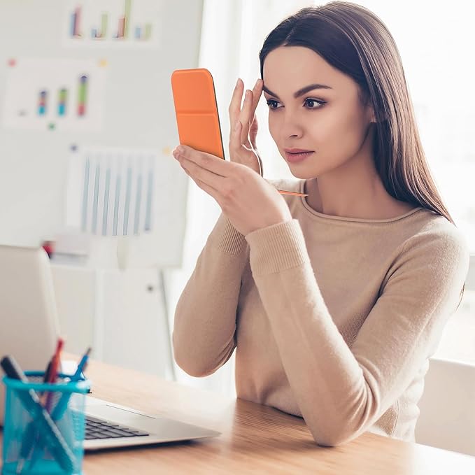 Pocket mirror,Travel Makeup Mirror,Ultrathin Ultralight , Portable,Handheld, Compact mirror, Travel Mirror ,Hand mirror for Camping ,Home,Office,Small Mirror for Pocket and bag,Good for Gift (Pink)
