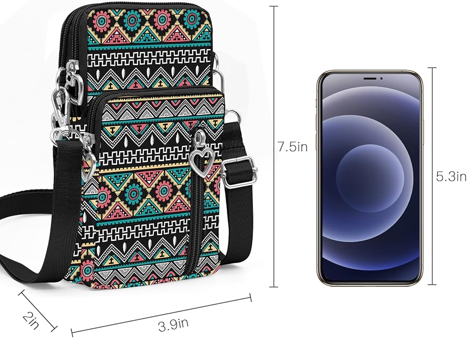 BIAOTIE Lightweight Small Crossbody Bags Cell Phone Purses Travel Pouch Shoulder Bag for Women