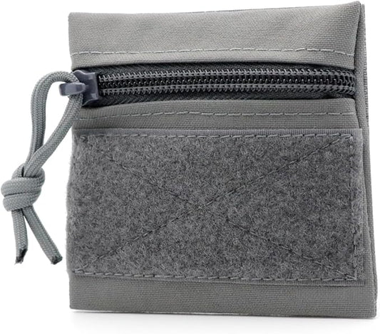 Qavctw Tactical Admin Pouch Bag with Hook and Loop Tool Storage Bag Snack Pouch Candy Bag Hanging Pouches Backpack Accessory Pouch