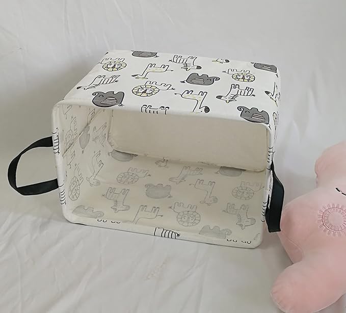 Baby Gift Storage Basket Collapsible Nursery hamper Organizer Bin Waterproof Toy Box for Organizing Home/Dorm/Kitchen/Pet/Office/Closet/Shelf/Room decor