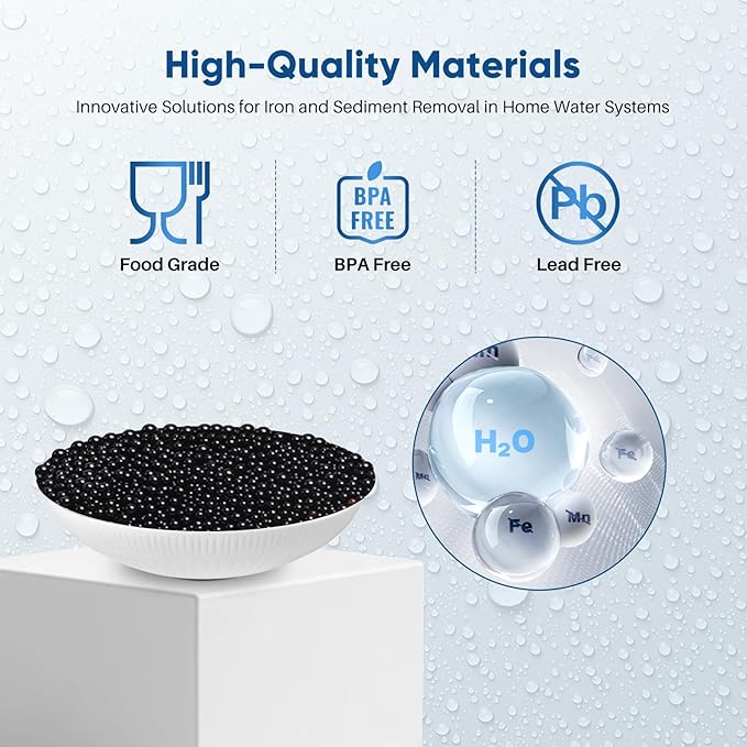 PUREPLUS 5 Micron 10" x 4.5" Whole House PP Sediment Resin Composite Water Softener Filter Cartridge for GE FXHTC,GXWH40L,GXWH35F,GNWH38S,Culligan RFC-BBSA,WRC25HD,Pentek RFC-BB,2Pack