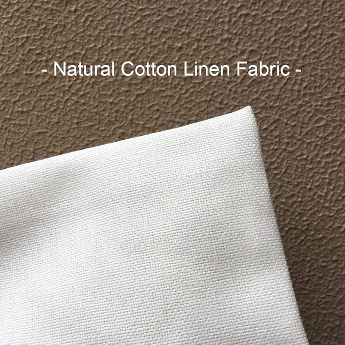 Sunshine Makeup Bag, Natural Linen, Zipper Pouch, Retro Makeup Bag, Tech Accessory Bag, Best Friend Gift, Art or Journaling Pouch, Gift For Her