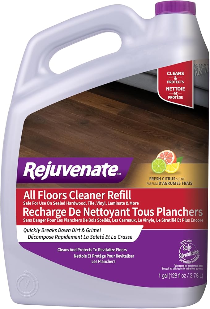 Rejuvenate Floor Cleaner, 1 gal, Bottle, Ready to Use, Liquid, For All Floors HG-R55034-1 Each
