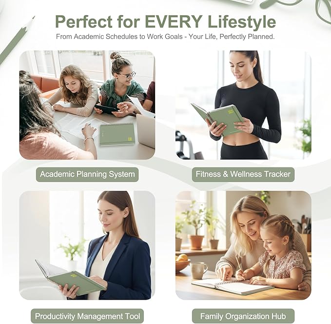 Planner 2026-2027, Academic Weekly and Monthly Calendar Planner, July 2026 - June 2027, Hardcover Planning Agenda Book for Desk Accessories and School Supplies - A5 Size (6.3'' x 8.5'')