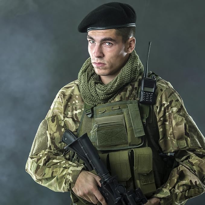 Qavctw Tactical Admin Pouch Bag with Hook and Loop Tool Storage Bag Snack Pouch Candy Bag Hanging Pouches Backpack Accessory Pouch