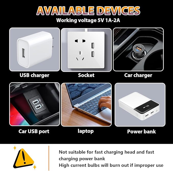 2PCS Car USB Night Lights, Touch Dimmable Vehicle Interior Ambient Lamp, Portable Retro Glass LED Light for Auto Decorations, Bedroom, Office, Travel, Camping, Gifts for Women and Men (Warm)