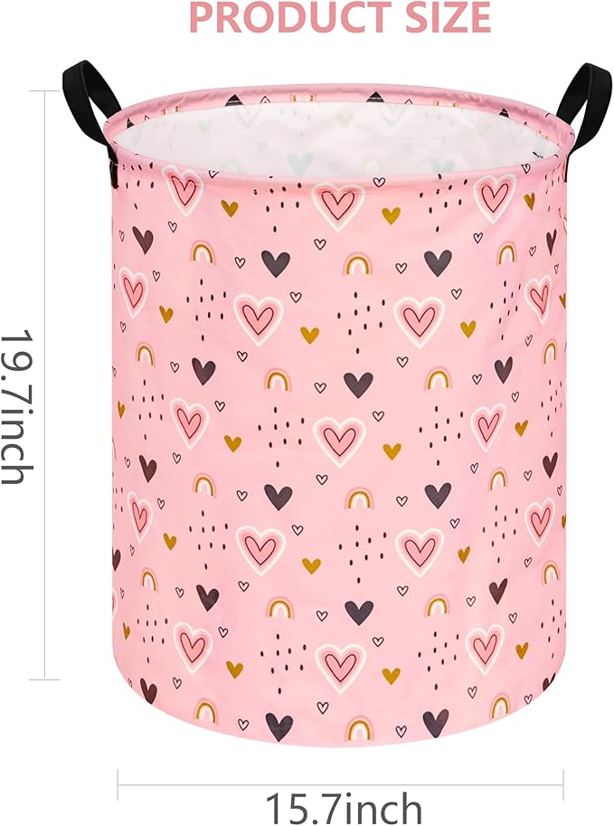 Round Laundry Basket Storage Bins Nursery Hamper Gift Baskets for Home,Office,Home Decor