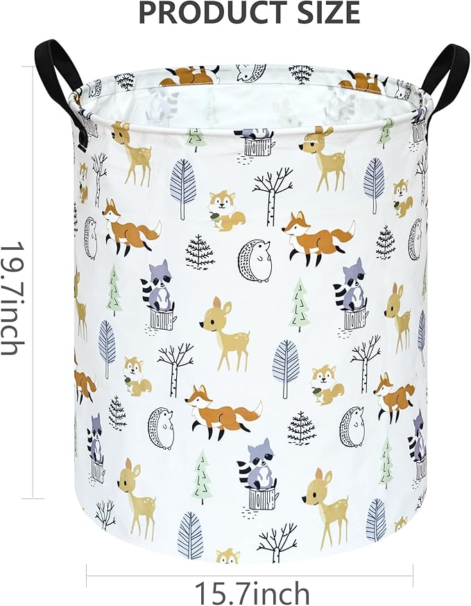 Round Laundry Basket Storage Bins Nursery Hamper Gift Baskets for Home,Office,Home Decor