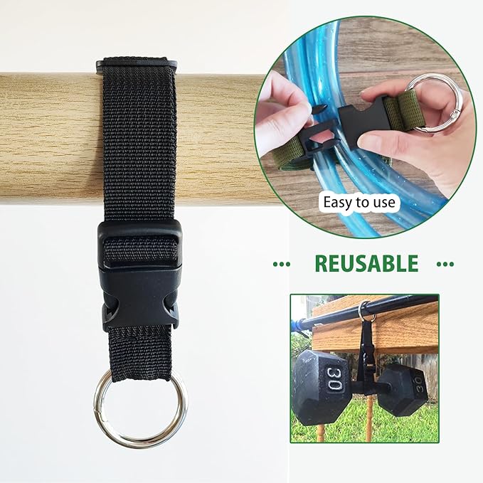 3 Pcs Jacket Holder Luggage Strap Jacket Gripper Add a Bag Luggage Strap Handbag Clip Use to Carry Make Your Hands Free - Black