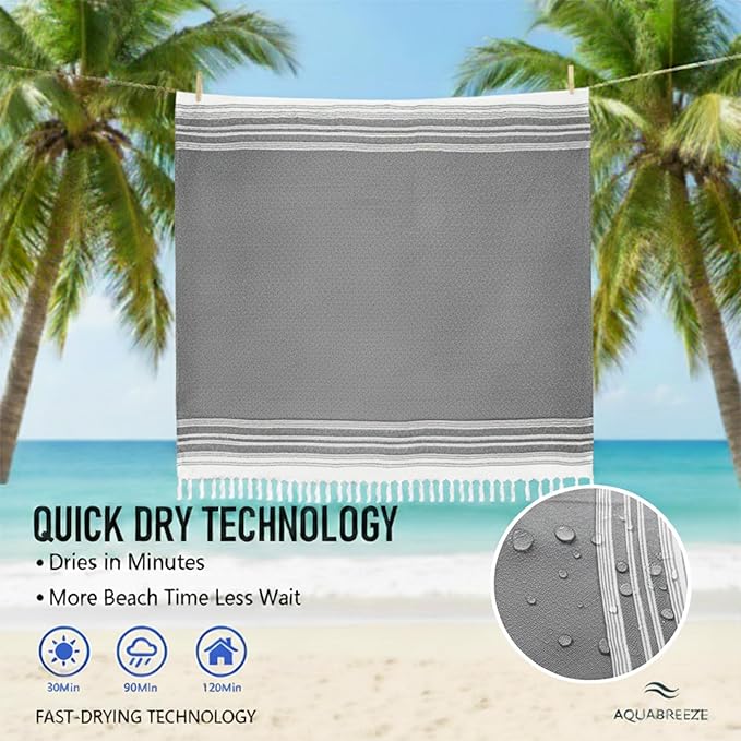 Oversized Turkish Beach Towel Blanket Cotton Giant XL Sandproof Towels Huge Linen XXL Extra Large Big Throw Quilt Blankets for Adults Cloud Travel Camping Glamping Accessories Essentials