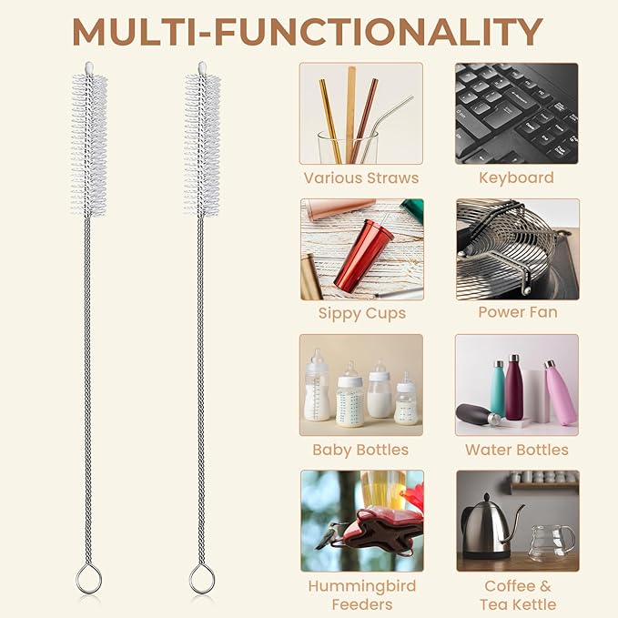 JIURUN Hard Bristle Crevice Cleaning Brush - Multifunctional Cleaning Brush Set, Grout Cleaner Brush, Small Crevice Cleaning Brushes for Home, Kitchen, Bathroom, Window, Faucets, Cup, Teapot