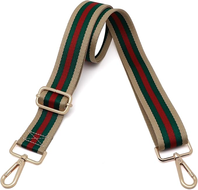 Kolti Purse Strap Replacement Crossbody Handbag Stripe Wide Adjustable