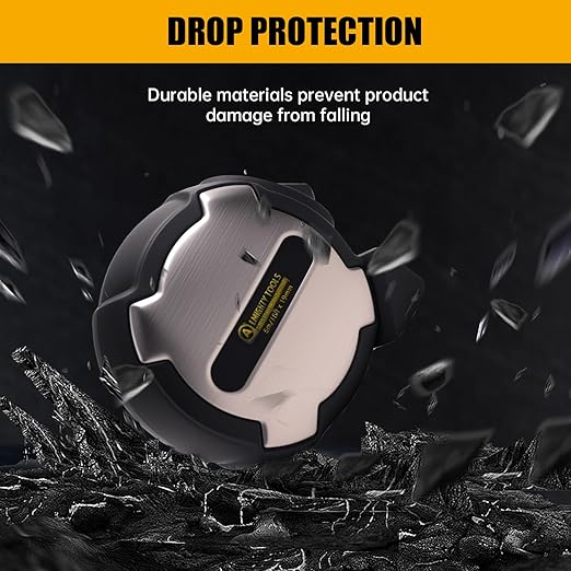 16FT Tape Measure, Small Retractable Measuring Tape, Mini Tape Measure with Metric/Inch, Dual Sided, Magnetic Hooks, Rubber + Stainless Steel Case, for Home, Construction & DIY (16ft)