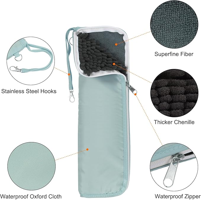 HARFINGTON Umbrellas Bags for Wet Travel Umbrellas Portable Cover Carry Storage Sleeve for Compact Folding Umbrellas Travel Home Outdoor