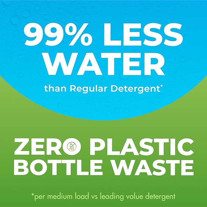 ARM & HAMMER Power Sheets Laundry Detergent, Fresh Breeze Scent, No Mess, Lightweight and Travel-Friendly, 35 Count, Up to 70 Small Loads