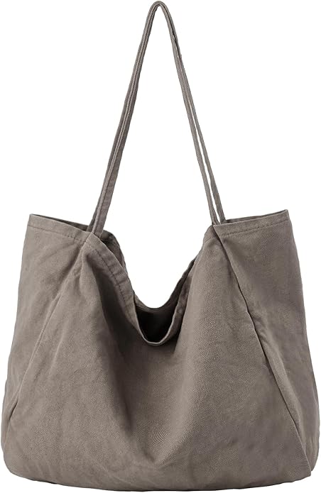 Canvas Tote Bag for Women Large Hobo Shoulder Bag for Work Travel Casual Message Bag Tote Purse handbags