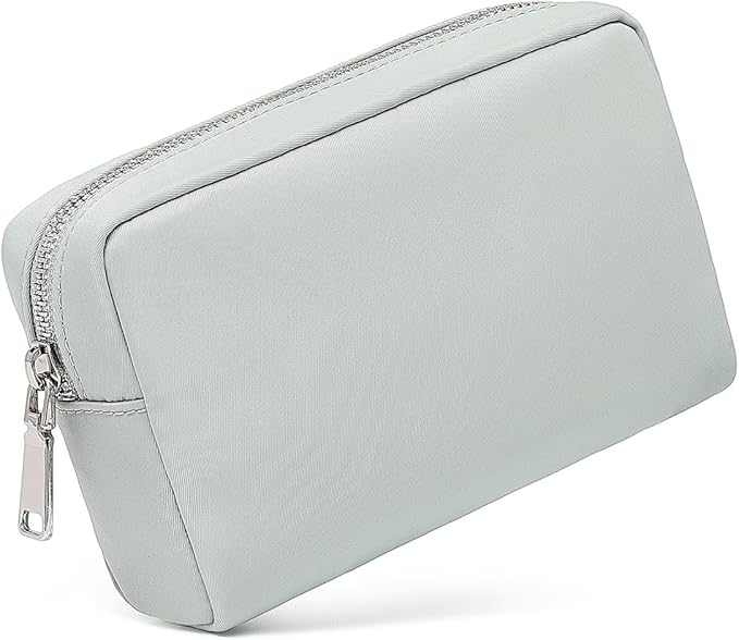 Waterproof Makeup Bag Large Capacity Women's Classic Black Wash Bag Adjustable Partition Wash Bag Brush and Cosmetic Carrying Bag… (Grey)