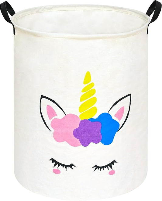 Round Laundry Basket Storage Bins Nursery Hamper Gift Baskets for Home,Office,Home Decor