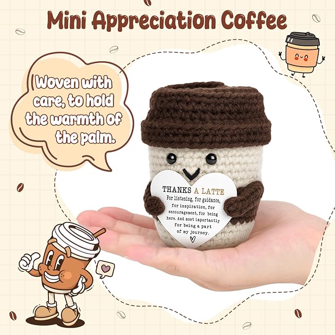 Agantree art Thank You Gifts Coworker Teacher Boss Best Friend Birthday Farewell Retirement for Coffee Lover Women Men Graduation Gifts for Teacher Mentor Tutor Coach Nurse Doctor Appreciation