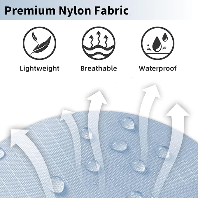 tianzong 2 Pack Plaid Travel Shoe Bag with Carry Handle & Mesh Pocket - Shoe Organizer for Sneakers, Heels, Sandals, Gym, Laundry (Blue)