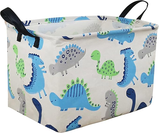 Rectangular Storage Basket Collapsible Organizer Bin Waterproof Toy Box for Organizing Home/Dorm/Kitchen/Pet/Office/Closet/Shelf/Gift Baskets