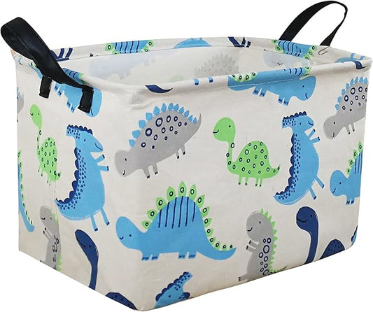 Rectangular Storage Basket Collapsible Organizer Bin Waterproof Toy Box for Organizing Home/Dorm/Kitchen/Pet/Office/Closet/Shelf/Gift Baskets