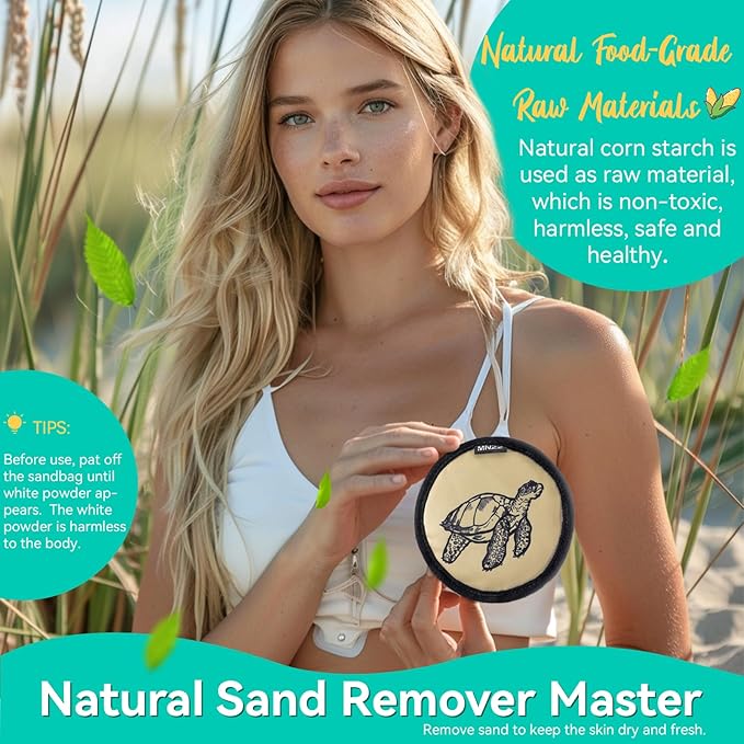 MNZZ Sand Remover Sand Eraser Bag Quick Dry Compact Lightweight Beach Pool Travel Outdoor Essentials Blanket Umbrella Towel Clip Shovel Toy Tent Shade Chair Cover Canopy Picnic Kit