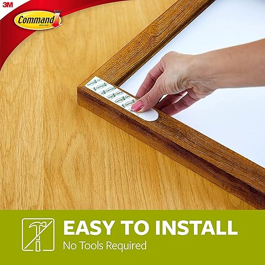 Command 20 lb XL 10 Pairs Heavyweight Picture Hanging Strips (20 Strips), Damage-Free Hangers for Picture Frames, No Tools Required, Ideal for Home Room Wall Decor, Black Adhesive
