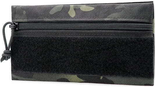 Qavctw Tactical Admin Pouch Bag with Hook and Loop Tool Storage Bag Snack Pouch Candy Bag Hanging Pouches Backpack Accessory Pouch