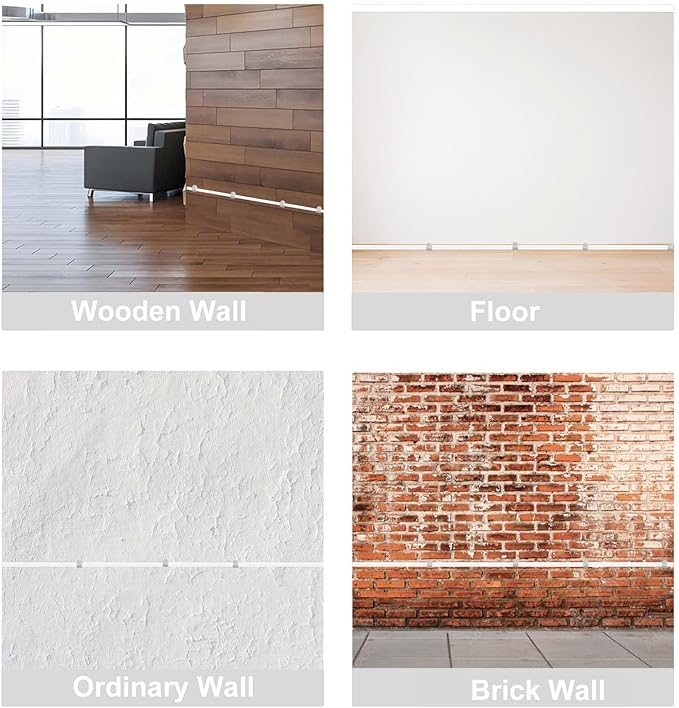 White Cable Clips Pack of 200, Heavy-Duty Nail in Wire Clips, 304 Stainless Steel, UV and Weather Resistant, Cable Wire Management for Phone and Ethernet Wire, Power Cords, Tube