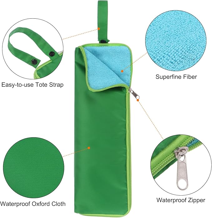 HARFINGTON Umbrellas Bag Carry Bag Portable Reversible Wet Umbrella Sleeve Folding Cover Waterproof Pouch Case for Storage Travel Home Outdoor