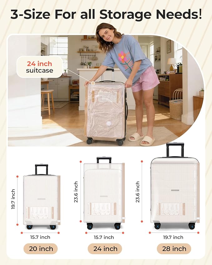 BAGSMART Vacuum Seal Storage Bags for Clothing Travel, 18 Pack Travel Essentials Bundle includes Laundry Bag & Waterproof Shoe Bag & TSA Approved Toiletry Bag, Hand Pump Included