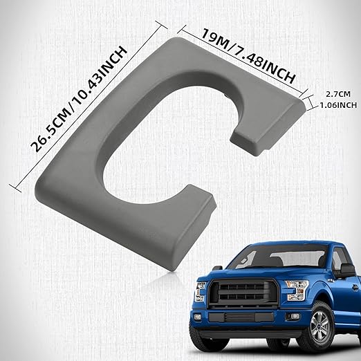 Center Console Cup Holder Replacement Pad Gray Compatible with Ford F150 2004-2014 Center Console Cup Holder Pad