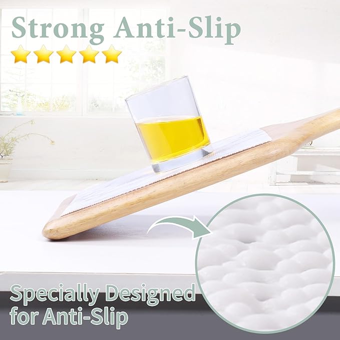 Drawer and Shelf Liner for Kitchen Cabinet: 12 in X 49.21 Ft Non-Slip Waterproof Shelf Paper, Non-Adhesive Refrigerator Liners, White Marble Easy Liners for Bathroom with Knife and Tape Measure