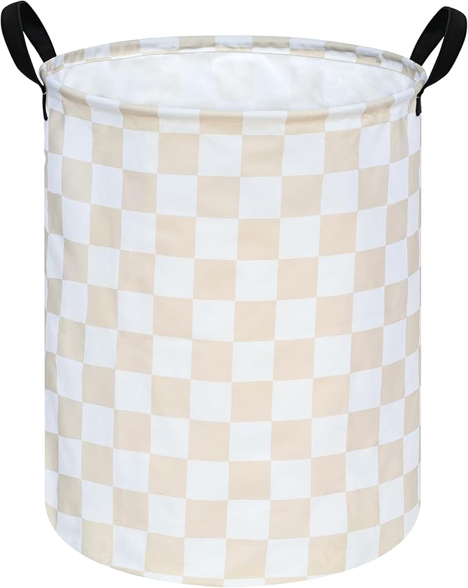 Girls Laundry Basket Cute Kids Hamper Room Decor Storage Basket,Toy Box Canvas Collapsible Organizer Bins for Home/Dorm/Kitchen/Pet/Office/Closet/Shelf/Gift Baskets