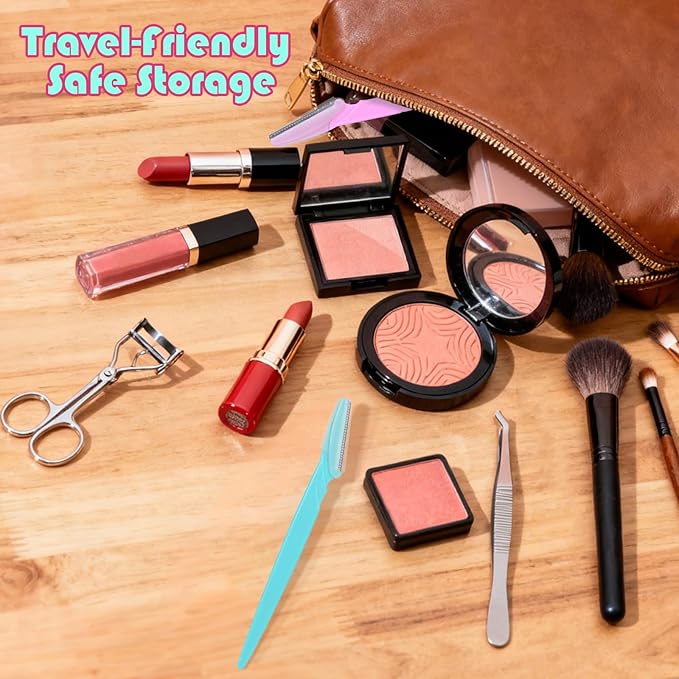 15-Piece Value Pack Men's and Women's Beauty Tool Set: Men's Disposable Razors + Women's Disposable Eyebrow Razors, Non-Slip Grip + Travel-Friendly