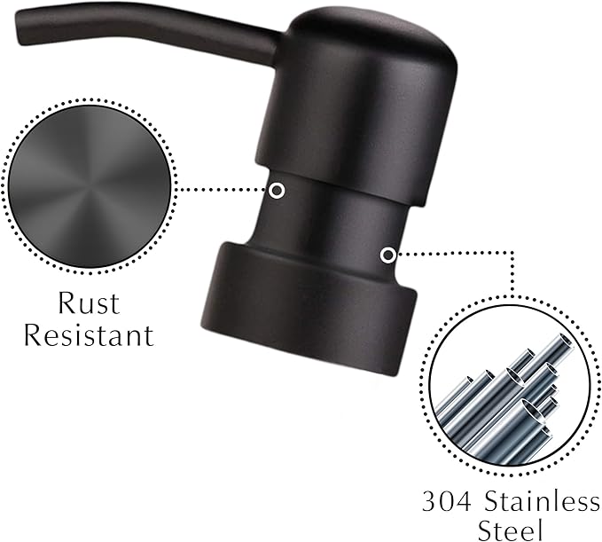 Emerson Essentials Soap Dispenser Set, Dish Soap for Kitchen, Bathroom Set - Hands and Dishes for Home, Farmhouse, Glass Soap Dispenser with Pump and Labels | 16 Oz, 2 Pack