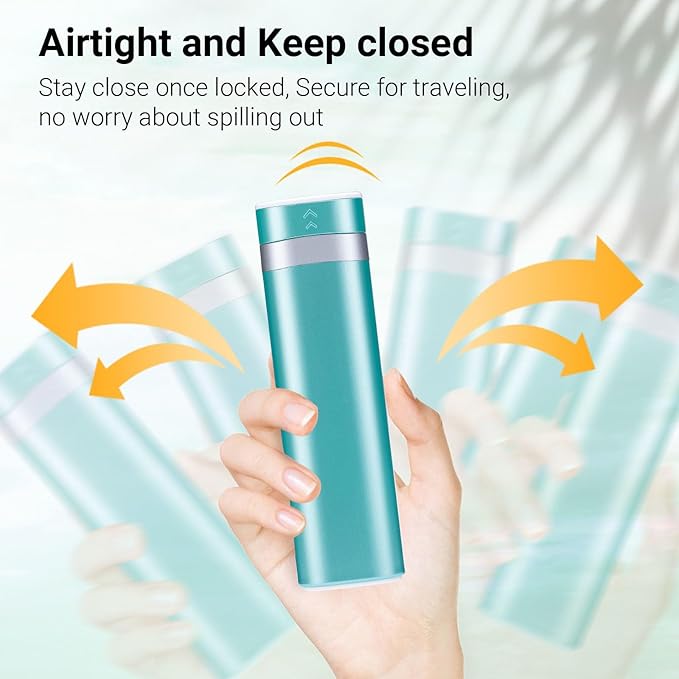 Betife Travel Pill Organizer Weekly 7 Day, Compact Daily Pill Box, Portable Medicine Case, Cute Pill Holder for Vitamins Supplements, Drawer-Shaped Pills Organizer (Green)