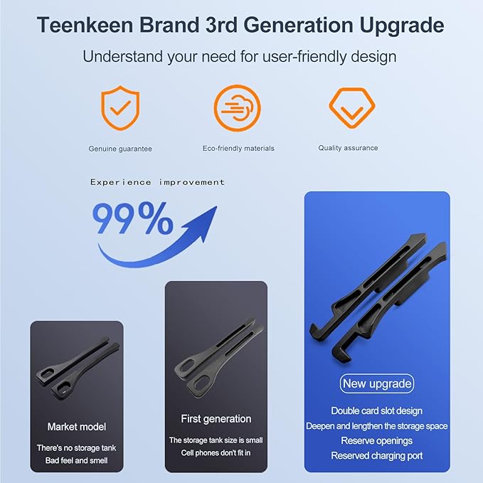 Car Seat Gap Filler Set of 2,Upgrade 3 Generation Car Seat Gap Plug to Prevent Falling of Essential Car Accessories,Car Side Seat Gap Filler with Organizer