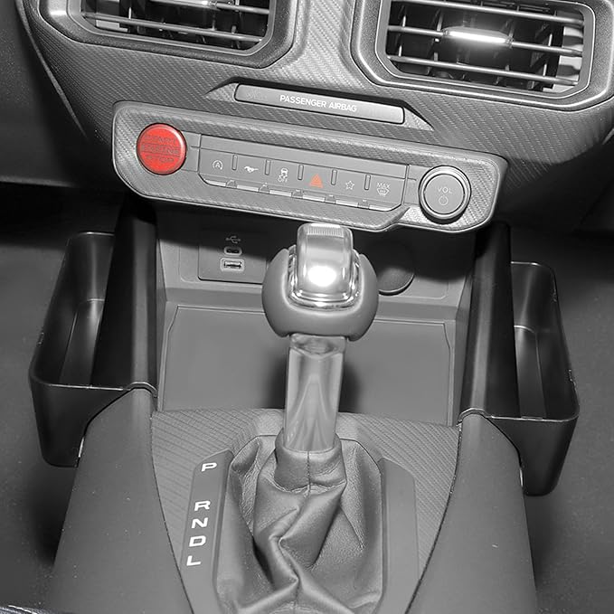 RT-TCZ Center Console Gear Shift Storage Box Tray Organizer Accessories for Ford Mustang 2024 2025
